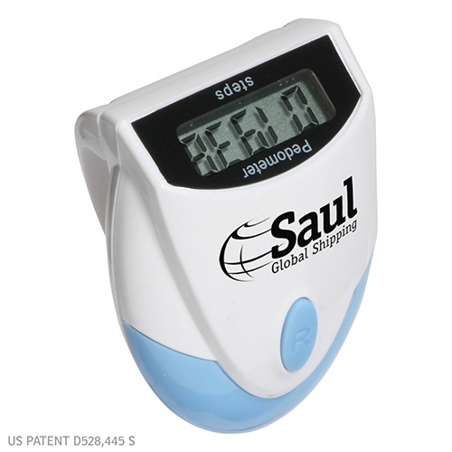 Designer Top-View Pedometer with Imprint