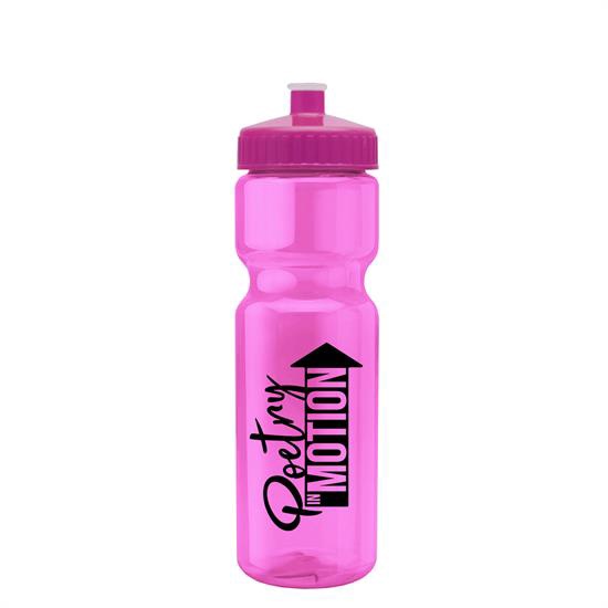 Custom 28 oz. Transparent Bottles