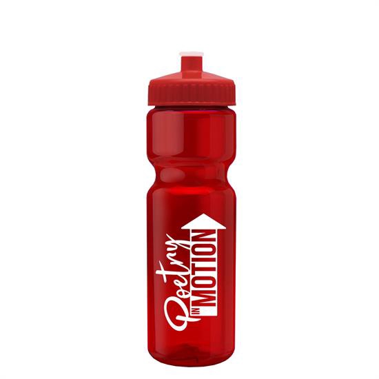 Custom 28 oz. Transparent Bottles