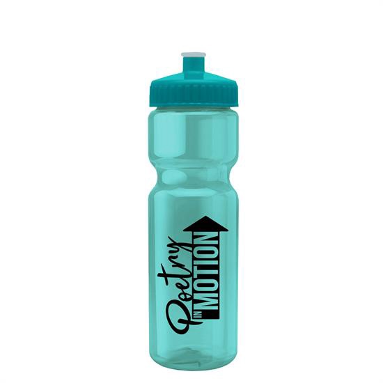 Custom 28 oz. Transparent Bottles