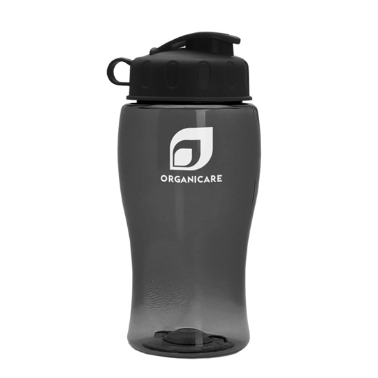 18 oz. Personalized Transparent Bottles With Flip Lid