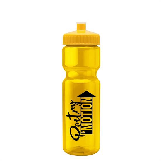 Custom 28 oz. Transparent Bottles