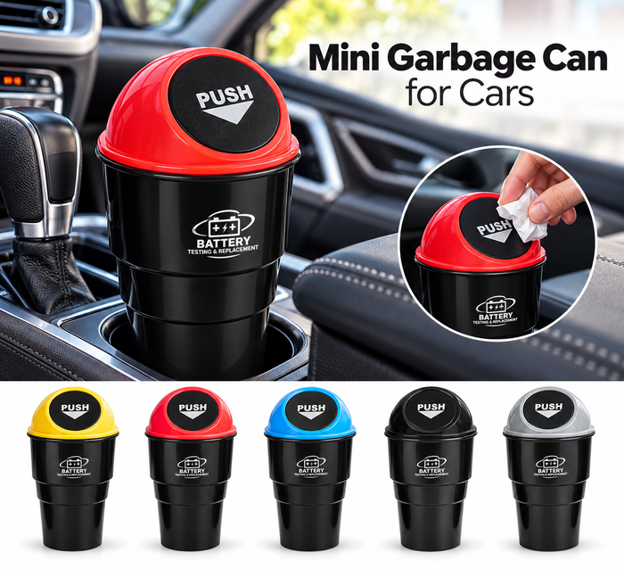 Mini Car Trash Can
