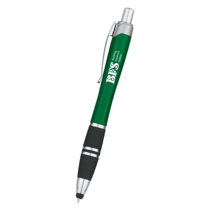 Custom Tri-Band Promo Pen With Stylus
