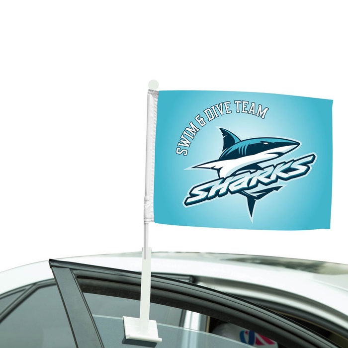 DisplaySplash Car Flag - Double Sided