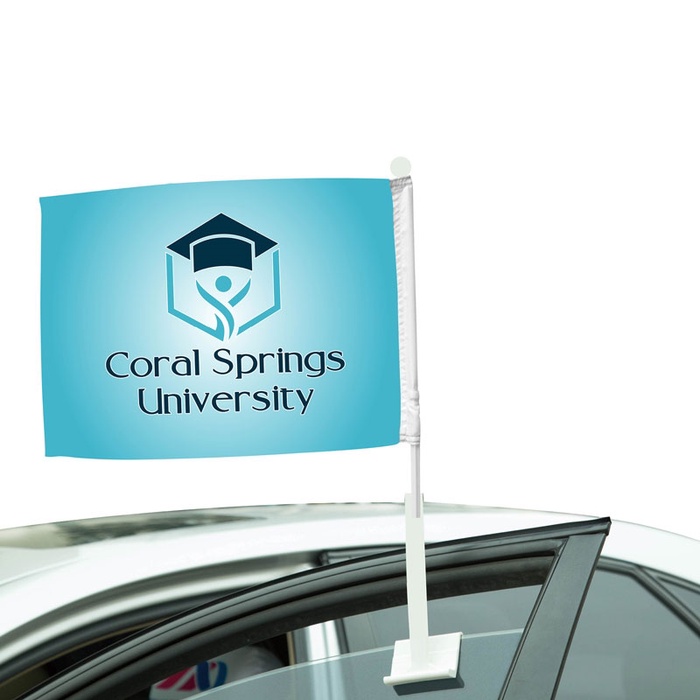 DisplaySplash Car Flag - Double Sided