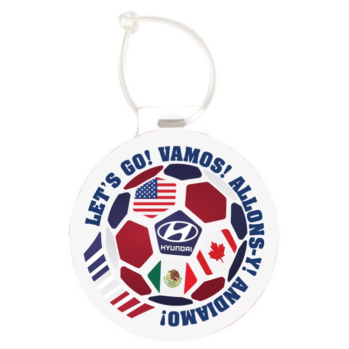 Soccer Luggage Tag