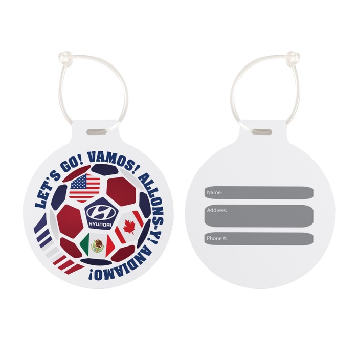 Soccer Luggage Tag