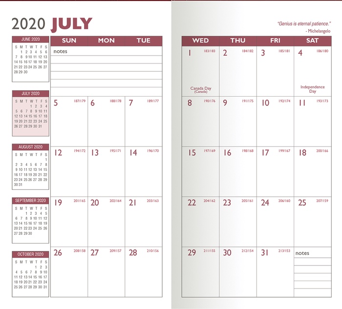 Two-Tone Soft Cover 2025-2026 Monthly Academic Pocket Planner