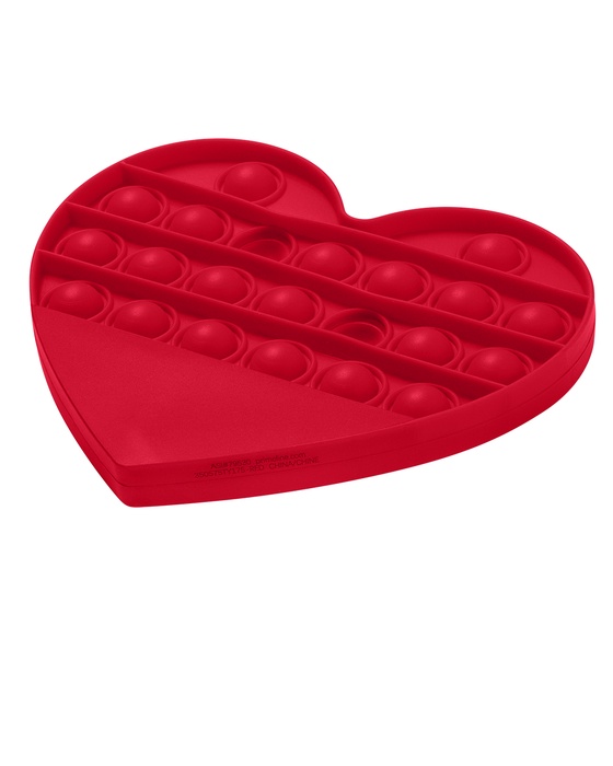 Push Pop Bubble Heart Shape Fidget Sensory Toy