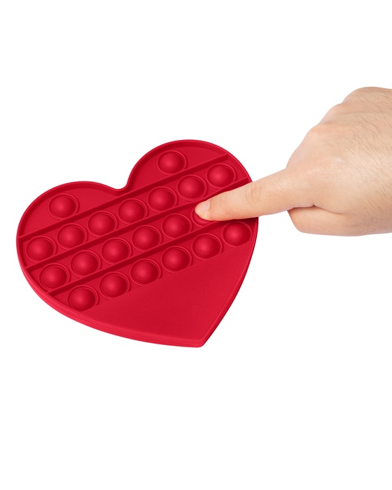 Push Pop Bubble Heart Shape Fidget Sensory Toy