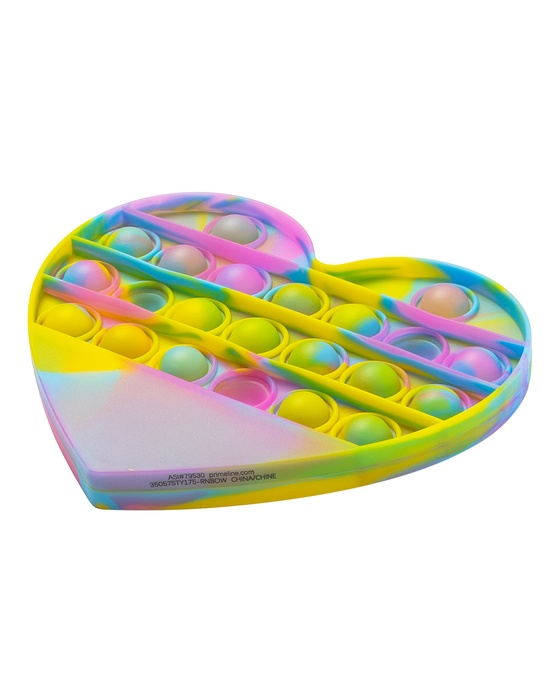 Push Pop Bubble Heart Shape Fidget Sensory Toy