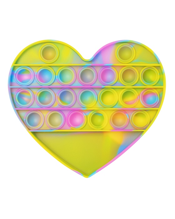 Push Pop Bubble Heart Shape Fidget Sensory Toy