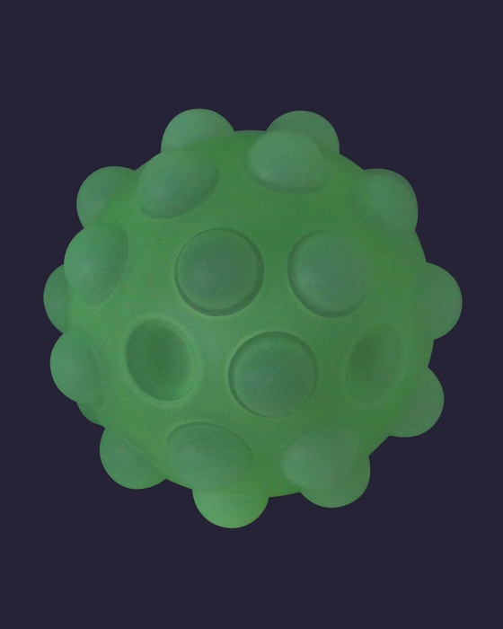 Glow in the Dark Push Pop Bubble Ball Fidget Sensory Toy