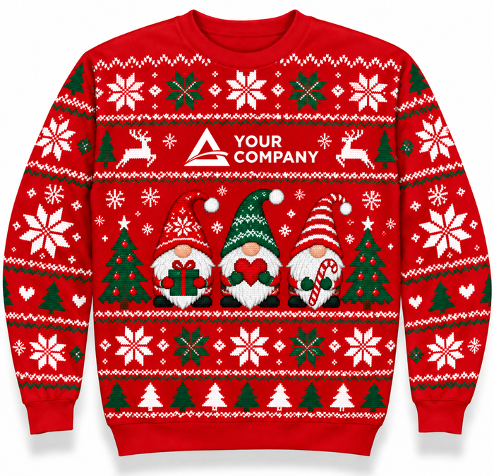 Ugly Sweater UPF 30+ Fully Sublimated Crewneck Sweatshirt