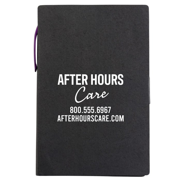 Write-Mate 4 x 6 Cardboard Memo Book with Pen - Unlined