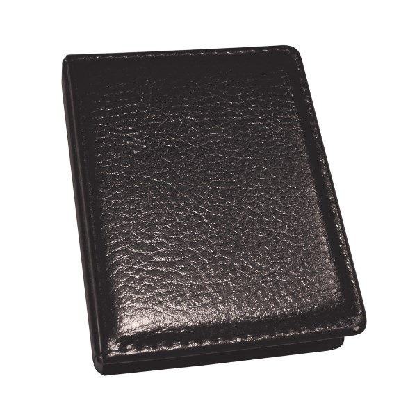 Leatherette Flip-Top Calendar Box with Sticky Sheets