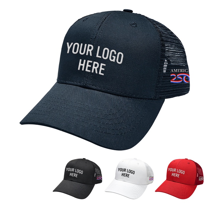 America250™ 6 Panel Trucker Cap