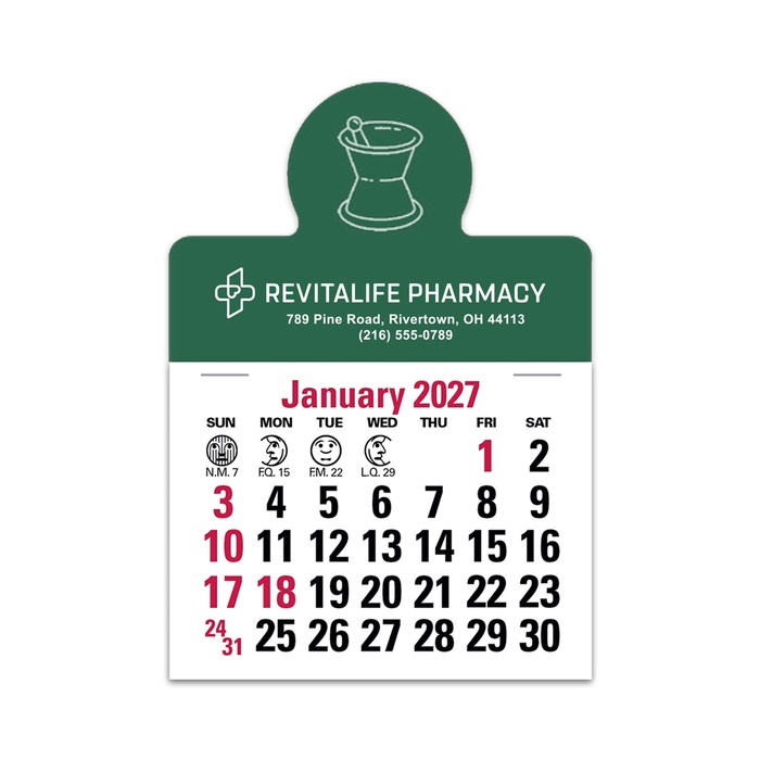 2-Color Stick Up Grid, English (14-Month) Mortar & Pestle - 2027