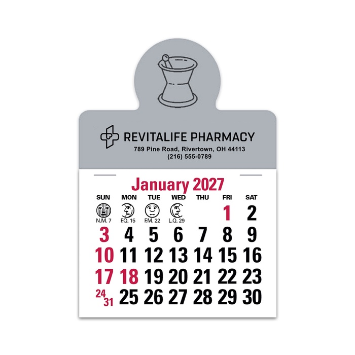 2-Color Stick Up Grid, English (14-Month) Mortar & Pestle - 2027