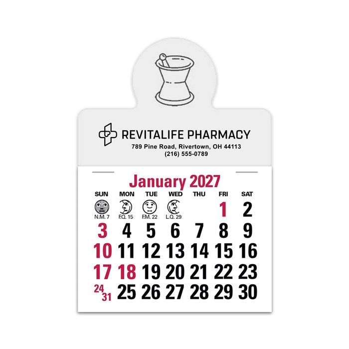 2-Color Stick Up Grid, English (14-Month) Mortar & Pestle - 2027