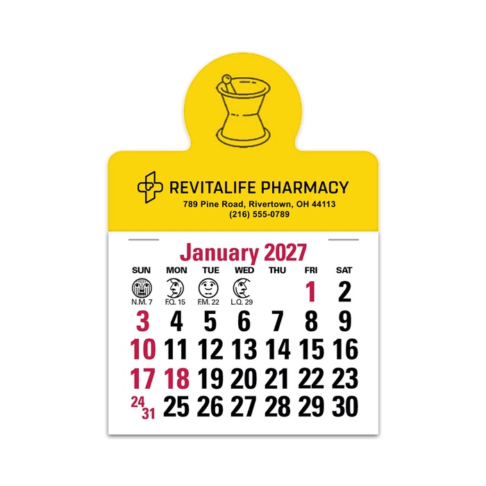 2-Color Stick Up Grid, English (14-Month) Mortar & Pestle - 2027