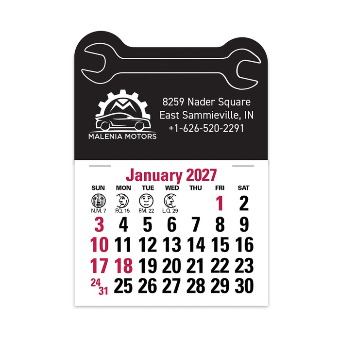 2-Color Stick Up Grid, English (14-Month) Wrench - 2027