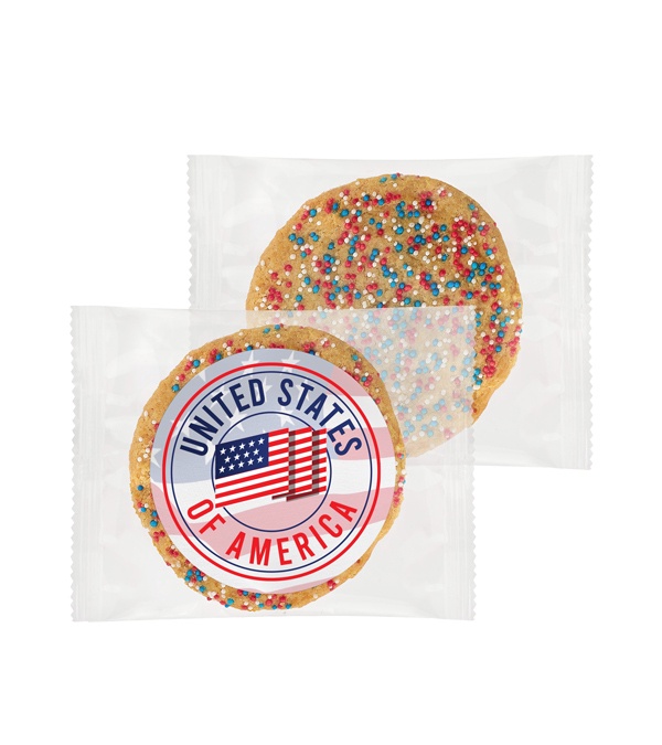 Sugar Cookie w/ Patriotic Nonpareils