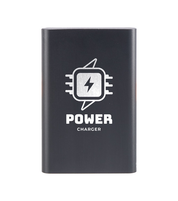 UL Listed Exo Recycled Aluminum 5000 mAh Power Bank-1 Color Imprint