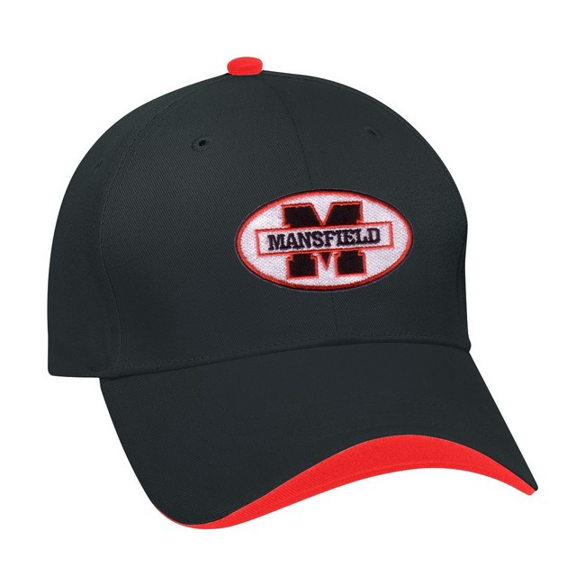 Customized Wave Sandwich Baseball Caps
