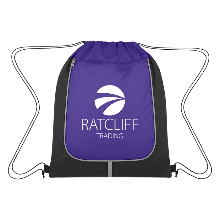 Wayfarer Stripe Custom Drawstring Sports Pack