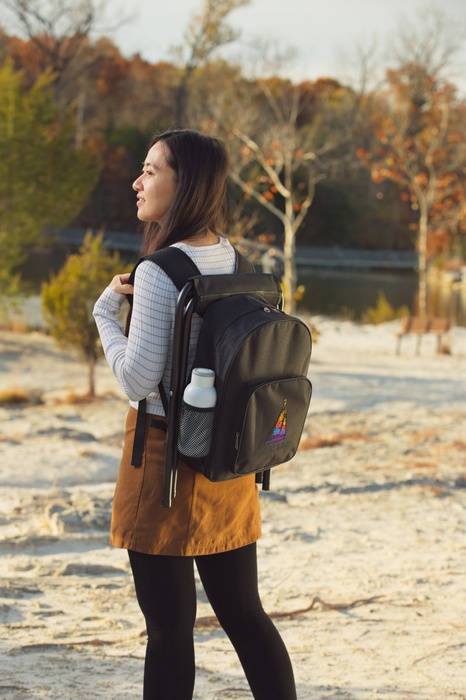 Fieldcrest Cooler Backpack with Folding Stool