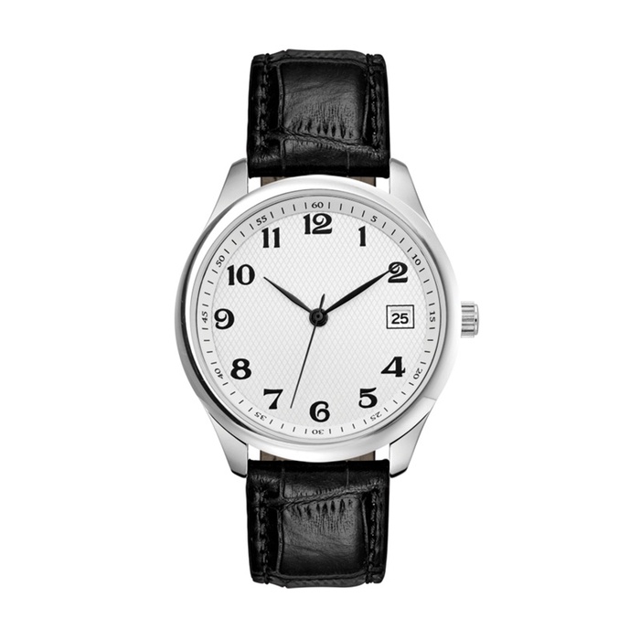 Classic Style Dress Unisex Watch with Date Display