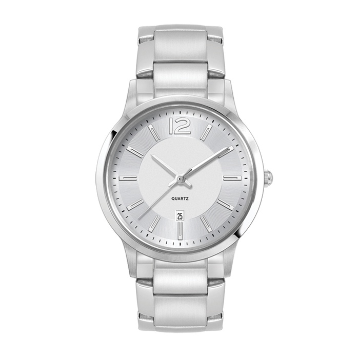 Ladies Silver Stainless Steel Watch - The Executive Steel Timepiece