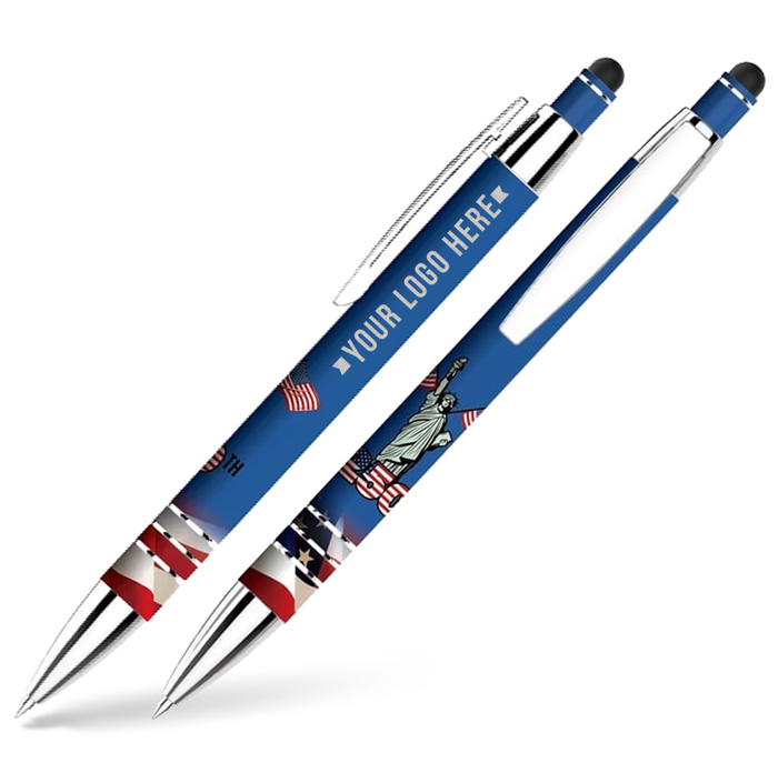 USA Flag & Liberty Celena Stylus Pen-Full Color
