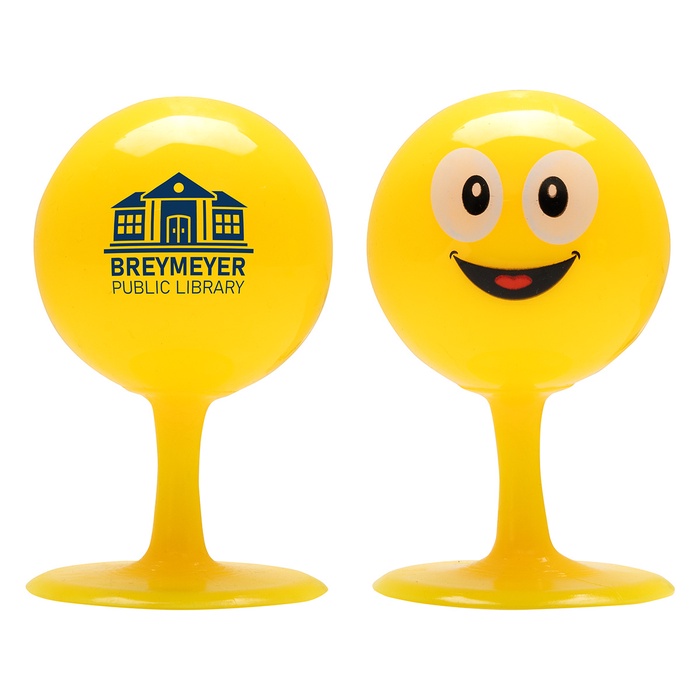Emoji Bopper Desk Ball with Suction Cup