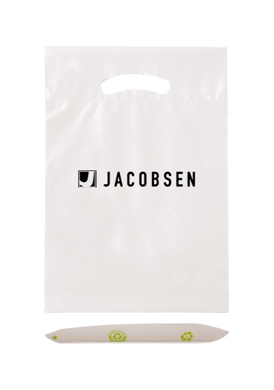 Imprinted Plastic Die Cut Bag - 9" x 13"
