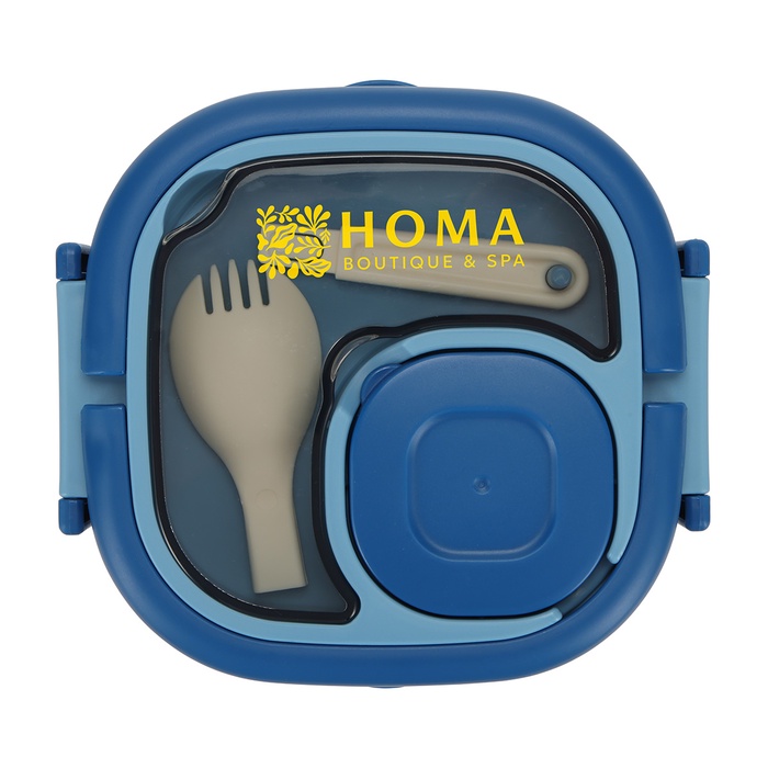 Gourmet Microwaveable Lunch Box with Utensils
