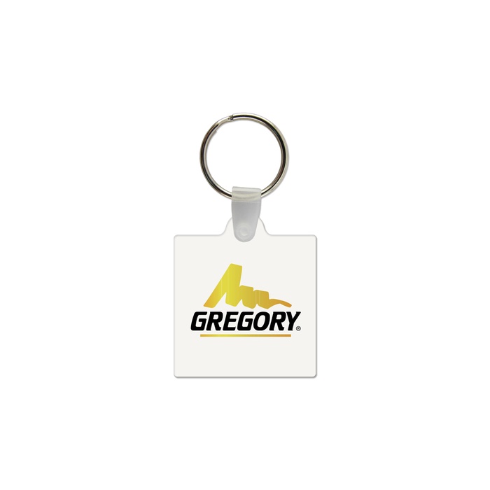 Square Shaped USA Made Vinyl Keychain