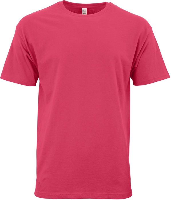 M&O Unisex Gold Soft T-Shirt 100% Cotton Screened