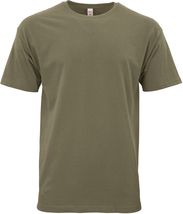 M&O Unisex Gold Soft T-Shirt 100% Cotton Screened