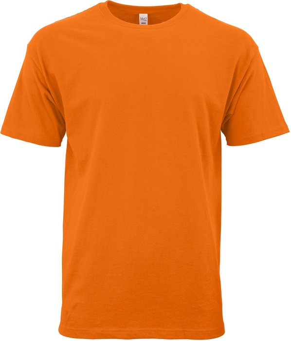M&O Unisex Gold Soft T-Shirt 100% Cotton Screened