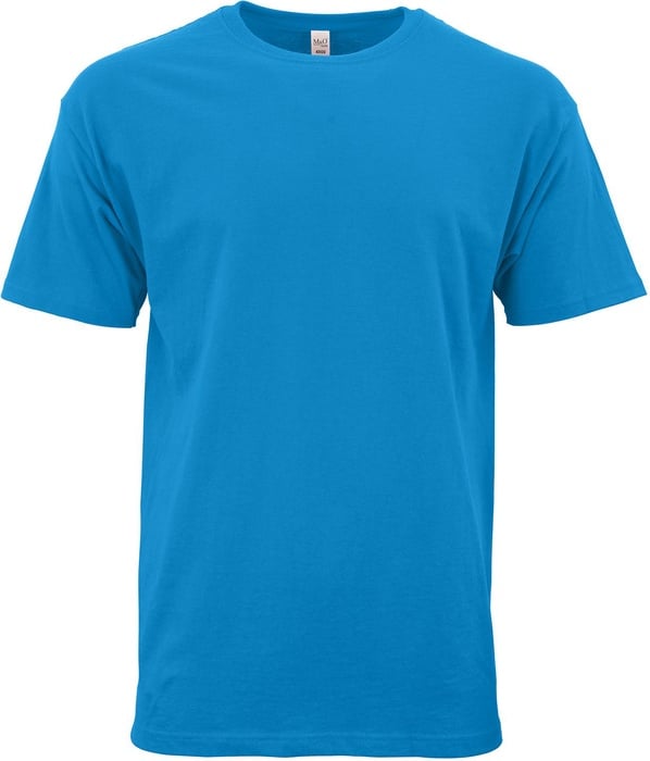 M&O Unisex Gold Soft T-Shirt 100% Cotton Screened