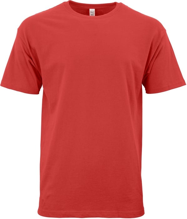 M&O Unisex Gold Soft T-Shirt 100% Cotton Screened