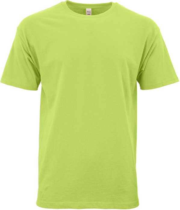 M&O Unisex Gold Soft T-Shirt 100% Cotton Screened