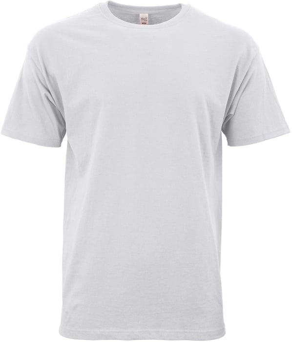 M&O Unisex Gold Soft T-Shirt 100% Cotton Screened