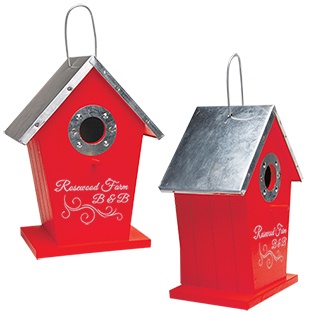 Personalized Wood Birdhouse