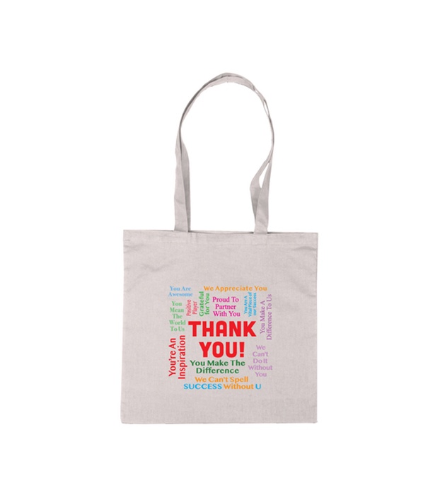 Words of Praise Thank You Cotton Canvas Tote Bag