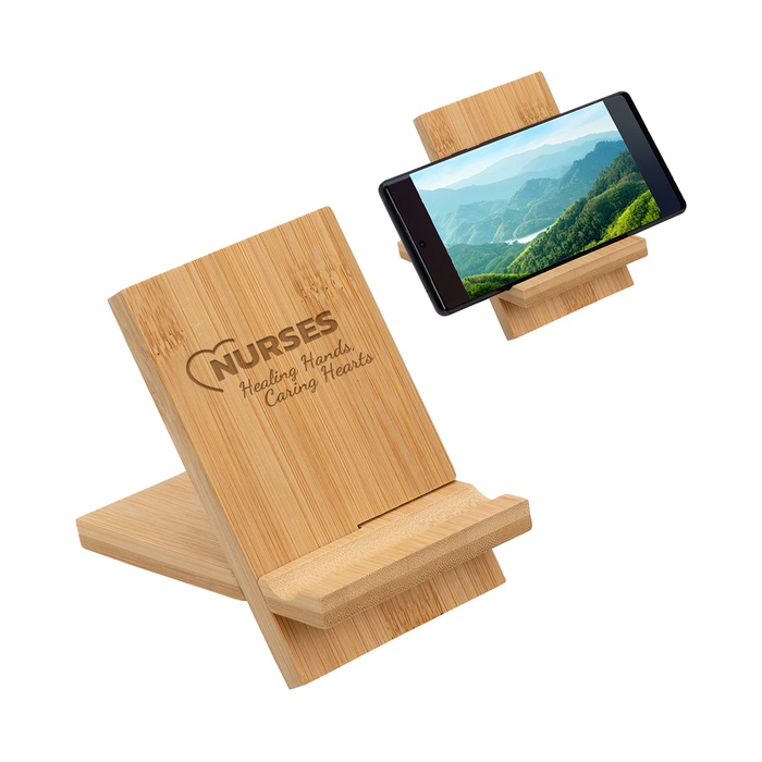 Nurses Bamboo Portable Phone Stand