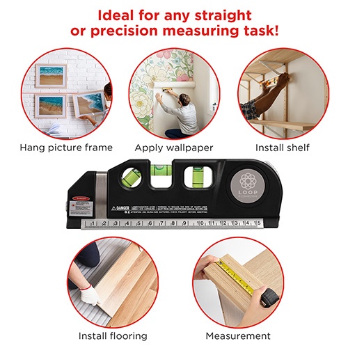 Best Buddy Tools ® Laser Level Multi-Tool